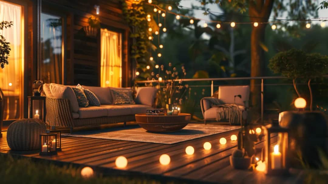 Oświetlenie tarasu: Jakie oświetlenie tarasowe wybrać na letnie wieczory?