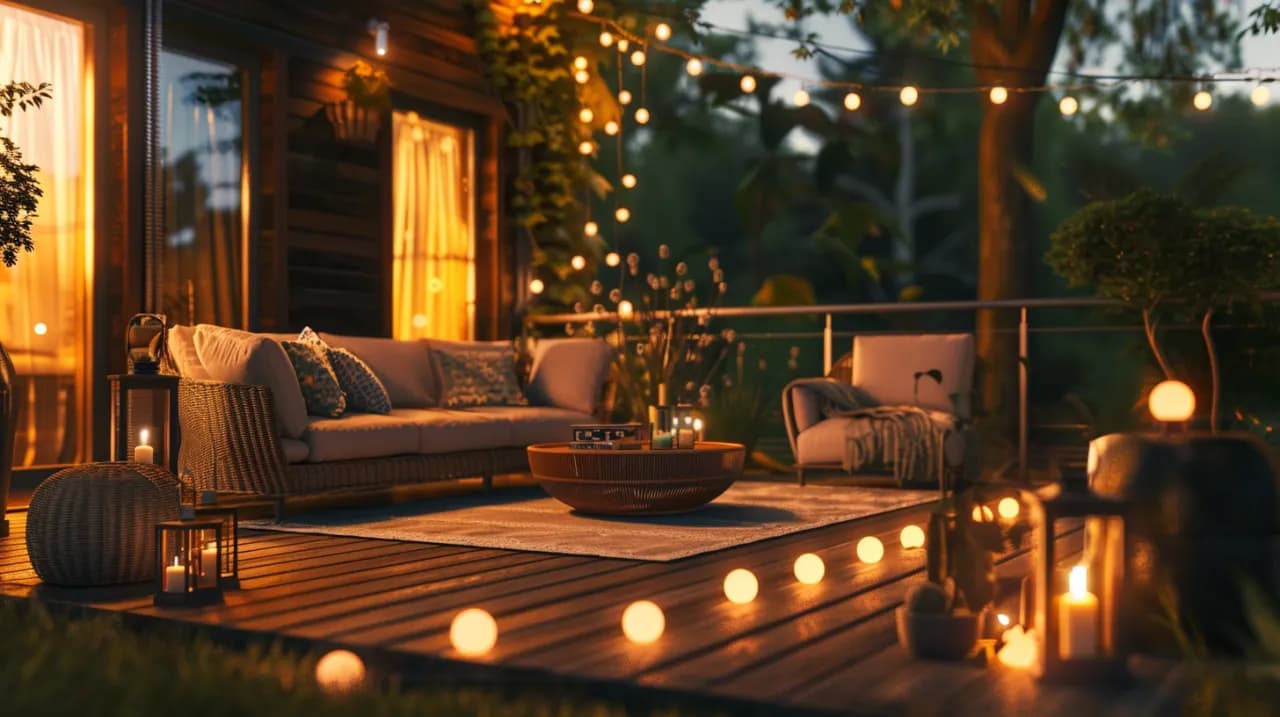 Oświetlenie tarasu: Jakie oświetlenie tarasowe wybrać na letnie wieczory?