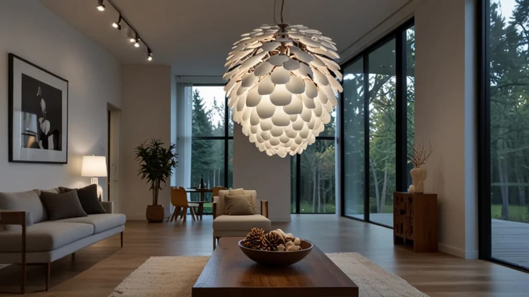 Szklane lampy sufitowe - Nowoczesny wygląd dla każdego wnętrza