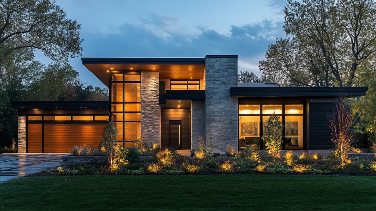 Oświetlenie elewacji: Jakie oświetlenie elewacji domu jest najefektywniejsze?