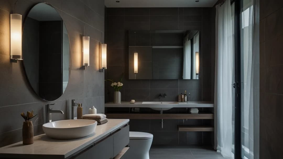 Aranżacje łazienkowe z szarymi płytkami - Klasyczny wygląd z nutą elegancji