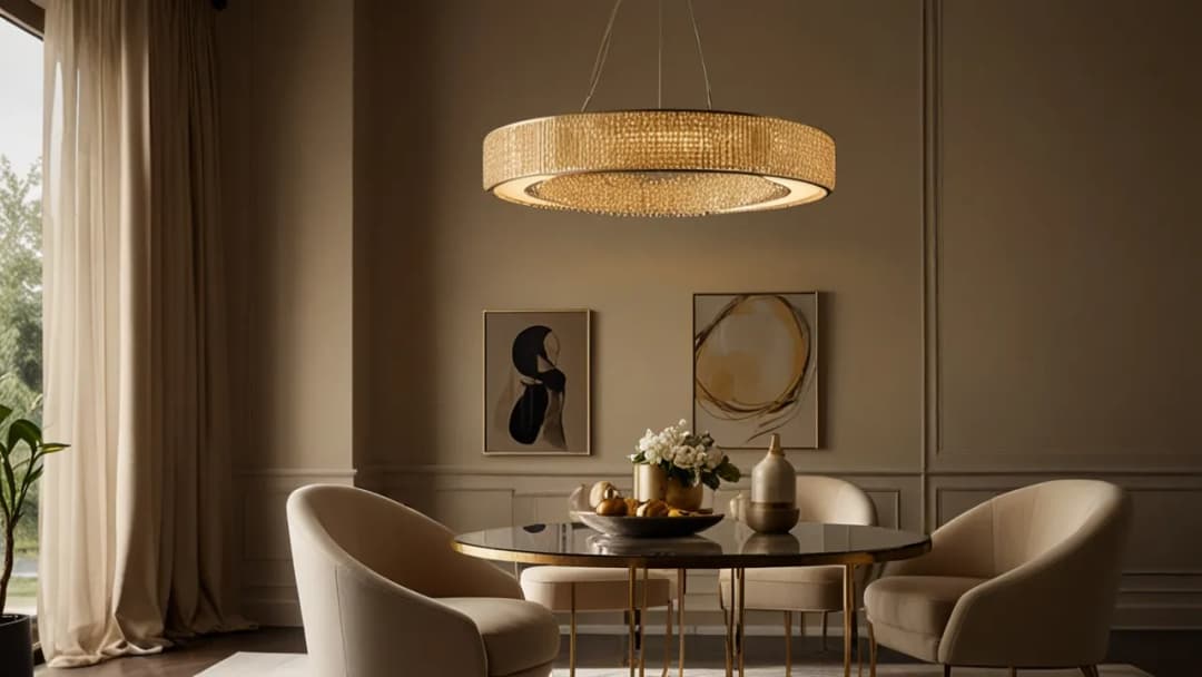 Lampa wisząca ring: Czy złota lampa wisząca ring jest modna?