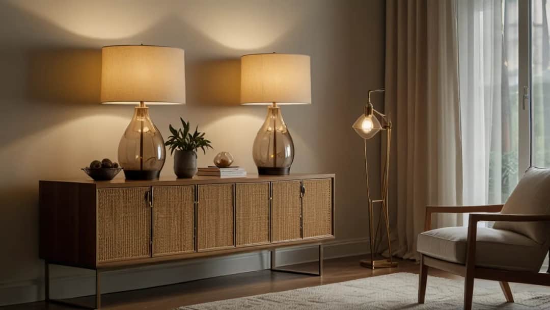 Lampka na komodę: Jakie lampy na komodę do salonu są modne?
