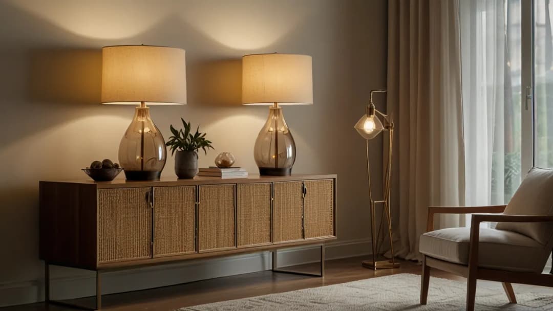 Lampka na komodę: Jakie lampy na komodę do salonu są modne?