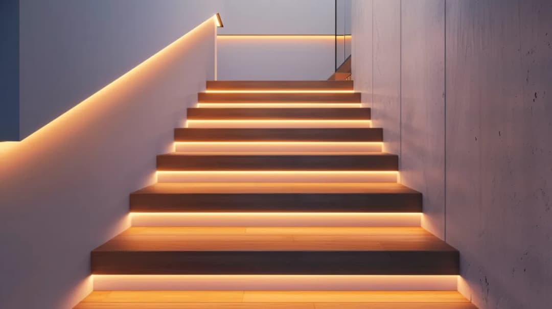 Lampa na schody - nowoczesne oświetlenie schodów do domu
